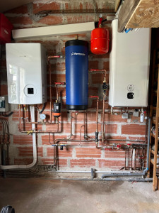 Photo de galerie - Pose d'une Pac Air/Eau