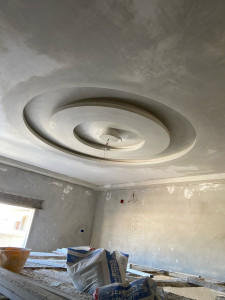 Photo de galerie - Décoration intérieure (plâtre plafond)