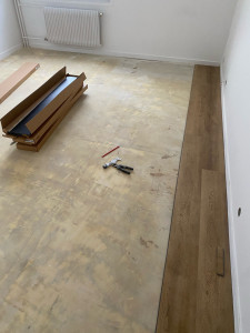 Photo de galerie - Pose de parquet - Revêtement de sol