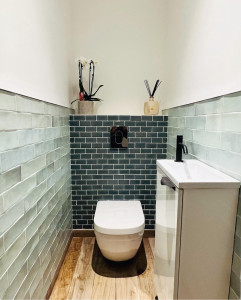 Photo de galerie - Rénovation d’un WC suspendu