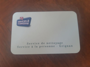 Photo de galerie - Carte de visite verso