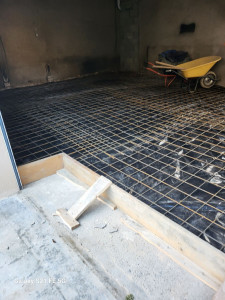Photo de galerie - Coulage dalle béton 