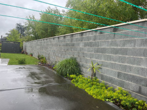 Photo de galerie - Création d’un mur et enduit gratter
