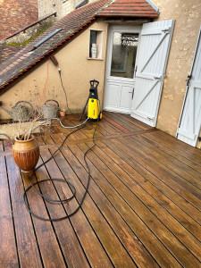 Photo de galerie - Nettoyage terrasse