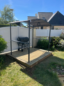 Photo de galerie - Création espace BBQ