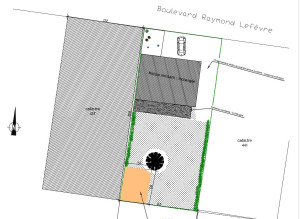 Photo de galerie - Plan de masse: Rénovation d'une annexe