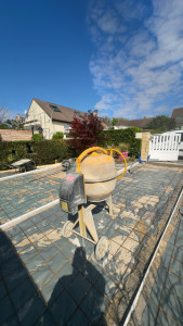 Photo de galerie - Chape béton lave 