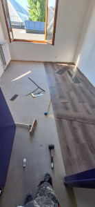 Photo de galerie - Pose de parquet - Revêtement de sol