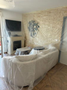 Photo de galerie - Peinture plafond