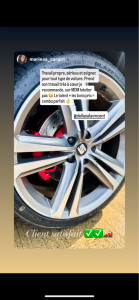 Photo de galerie - Remplacement frein arrière pour passer sur du gros diamètre plus la purge de frein clien satisfait 