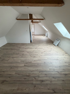 Photo de galerie - Pose d’un parquet flottant 