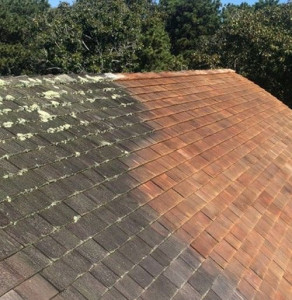 Photo de galerie - Nettoyage toiture 