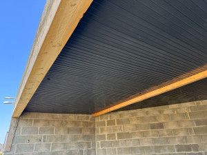 Photo de galerie - Plafond pvc sous carport