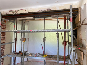 Photo de galerie - Ouverture dans un mur porteur 