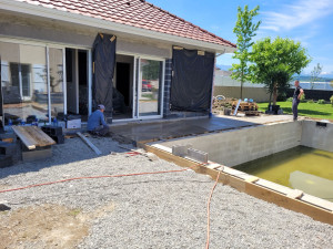 Photo de galerie - Réalisation travaux de maçonnerie 