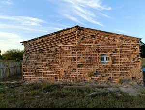 Photo de galerie - Construction architectonique avec le savoir faire Guarani. Goja- Argentine ?