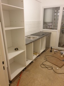 Photo de galerie - Pose des cuisines