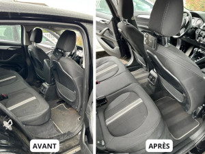Photo de galerie - Nettoyage intérieur véhicule avant / après 
