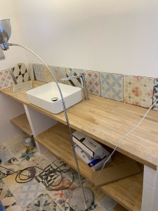 Photo de galerie - Rénovation salle de bain dans un style moderne et simple !