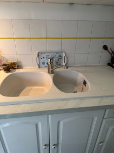 Photo de galerie - Installation de robinet de cuisine
