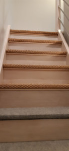 Photo de galerie - Couverture escalier avec revêtement sisal