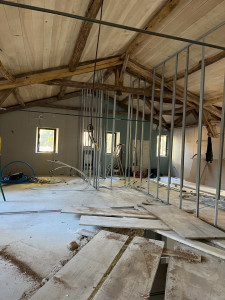 Photo de galerie - Ossature métallique pour placo 