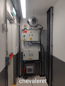 Photo de galerie - Installation des armoires 
