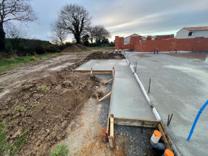 Photo de galerie - Réalisation d’une dalle VS avec sa terrasse