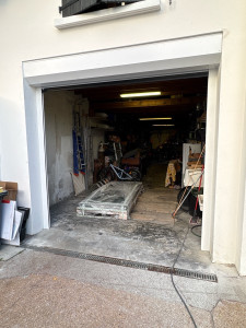 Photo de galerie - Pose de porte de garage enroulable 