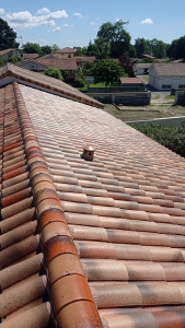 Photo de galerie -  nettoyage et hydrofuge des toiture 
 dépollution des toiture arrêté d'inhaler les hydrocarbures.produits eco label 
