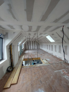 Photo de galerie - Isolation placo et bandes