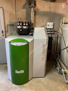 Photo de galerie - Installation et mise en service d’une Chaudière Granulés 