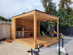 Photo de galerie - Création pool house 