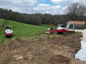 Photo de galerie - Création accès et parking