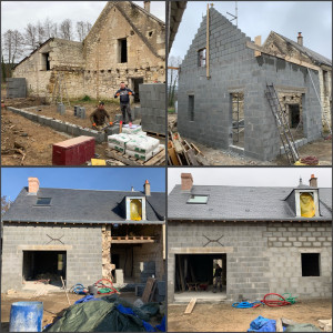 Photo de galerie - Création d’une extension et création d’une COUVERTURE
