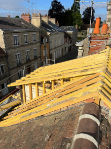 Photo de galerie - Rénovation d'une Charpente bois à neuf 