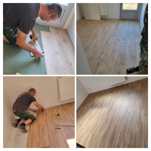 Photo de galerie - Pose de parquet - Revêtement de sol