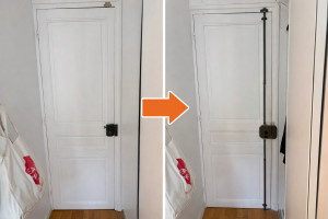 Photo de galerie - Changement d’une serrure 1 point remplacer par une serrure sécurisé  3 points 