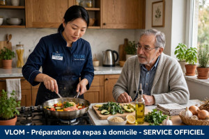 Photo de galerie - Préparation de repas à domicile avec le client