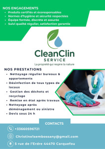 Photo de galerie - Services de Nettoyages 
