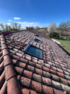 Photo de galerie - Pose velux (fenêtre de toit)