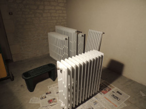 Photo de galerie - Peinture radiateur fonte
