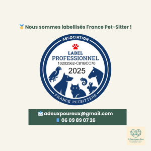 Photo de galerie - Label France Pet-sitters