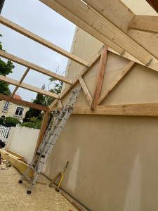 Photo de galerie - Charpente fait main 