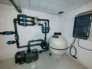 Photo de galerie - Réalisation filtration piscine 