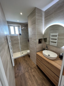 Photo de galerie - Rénovation complète d’une salle de bain