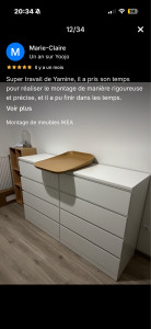 Photo de galerie - Montage meubles en kit