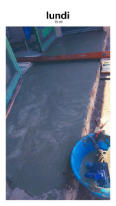 Photo de galerie - Reacreage escalier avant pose carrelage