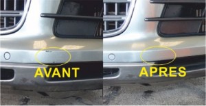 Photo de galerie - Peinture carrosserie réparation rayures et débosselage sans peinture 