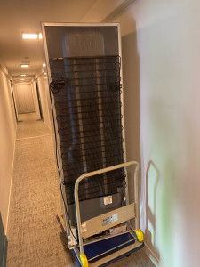 Photo de galerie - Aide pour déplacer un frigo